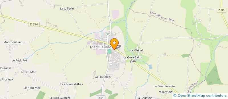 localisation de l'entreprise COMMUNE DE MARCILLE RAOUL  MARCILLE-RAOUL