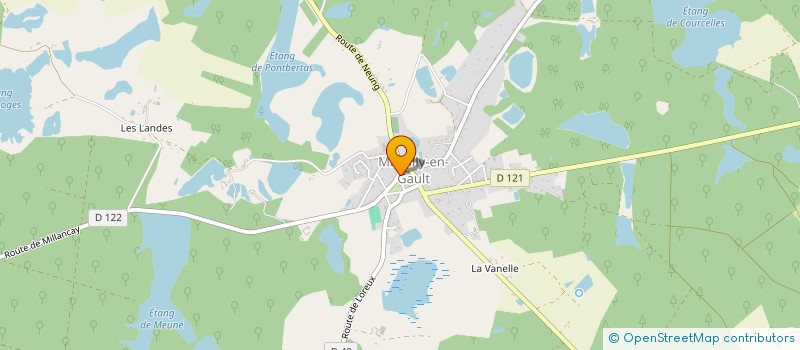 localisation de l'entreprise COMMUNE DE MARCILLY EN GAULT  MARCILLY-EN-GAULT