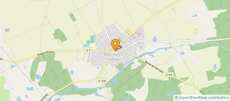 localisation de l'entreprise COMMUNE DE MARCILLY EN VILLETTE à MARCILLY-EN-VILLETTE
