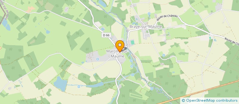 localisation de l'entreprise COMMUNE DE MARCILLY SUR MAULNE  MARCILLY-SUR-MAULNE