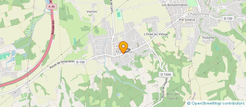 localisation de l'entreprise COMMUNE DE MARENNES  MARENNES