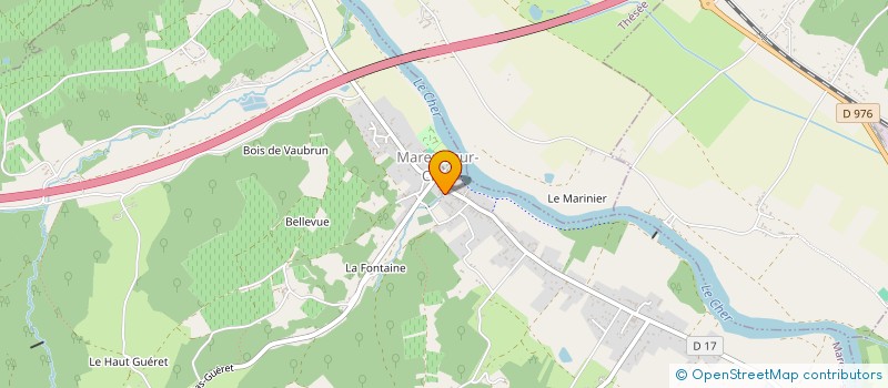 localisation de l'entreprise COMMUNE DE MAREUIL SUR CHER  MAREUIL-SUR-CHER