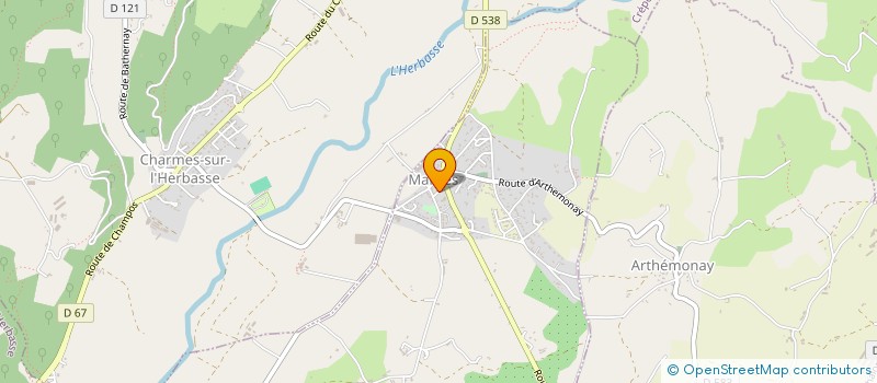 localisation de l'entreprise COMMUNE DE MARGES  MARGES