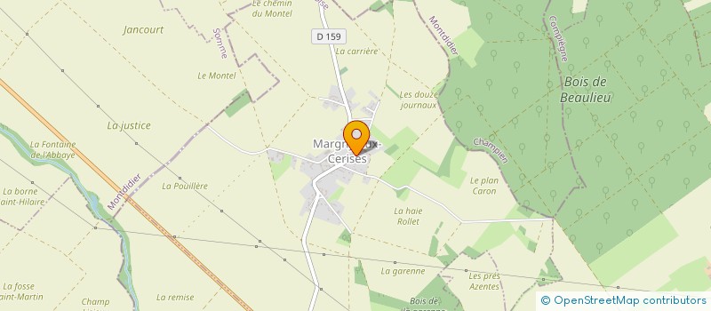 localisation de l'entreprise COMMUNE DE MARGNY-AUX-CERISES  MARGNY-AUX-CERISES