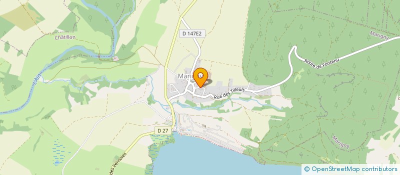 localisation de l'entreprise COMMUNE DE MARIGNY  MARIGNY