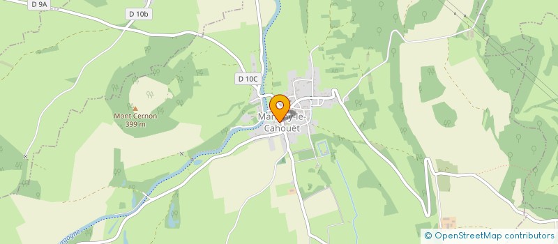 localisation de l'entreprise COMMUNE DE MARIGNY-LE-CAHOUET  MARIGNY-LE-CAHOUET