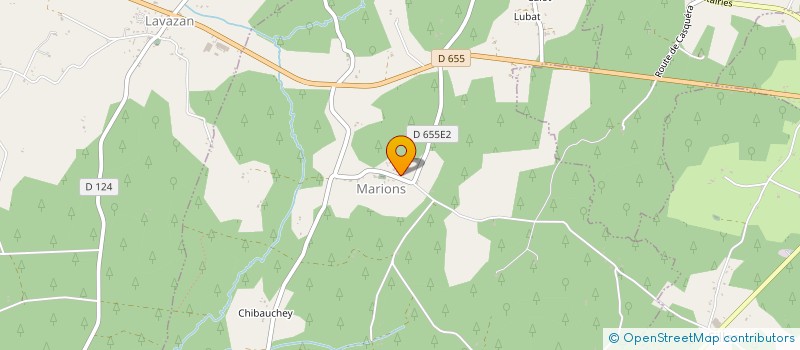 localisation de l'entreprise COMMUNE DE MARIONS  MARIONS