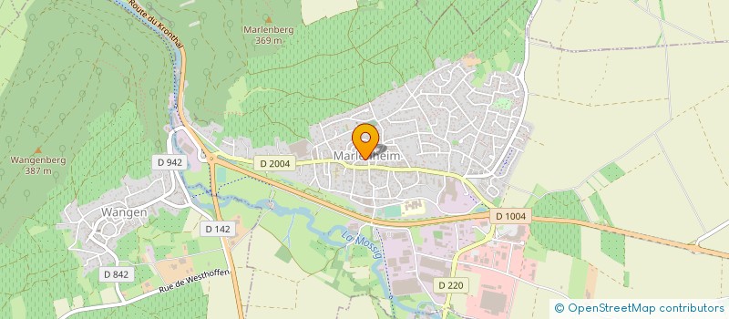 localisation de l'entreprise COMMUNE DE MARLENHEIM  MARLENHEIM