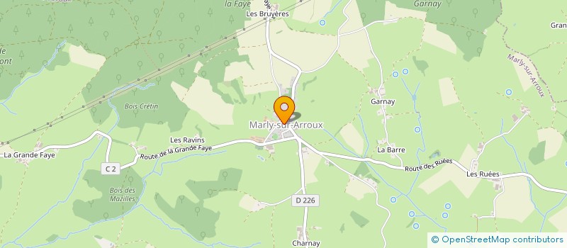 localisation de l'entreprise COMMUNE DE MARLY SUR ARROUX  MARLY-SUR-ARROUX