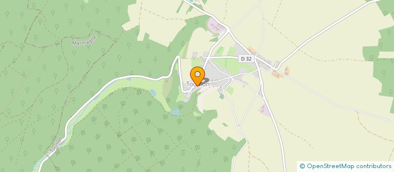 localisation de l'entreprise COMMUNE DE MARMAGNE  MARMAGNE