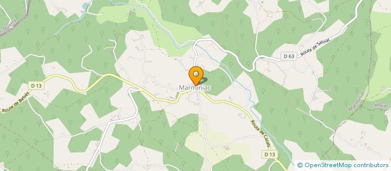 localisation de l'entreprise COMMUNE DE MARMINIAC  MARMINIAC