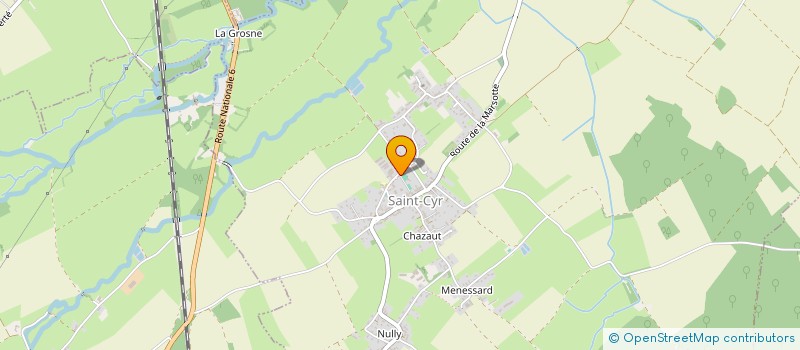 localisation de l'entreprise COMMUNE DE MARNAY  MARNAY