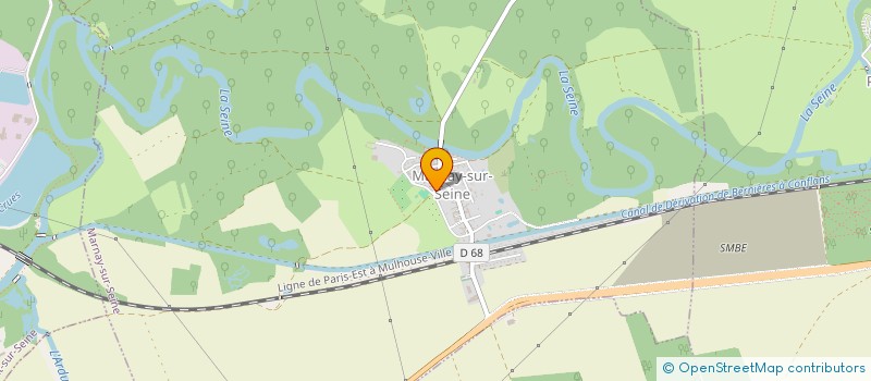 localisation de l'entreprise COMMUNE DE MARNAY SUR SEINE  MARNAY-SUR-SEINE