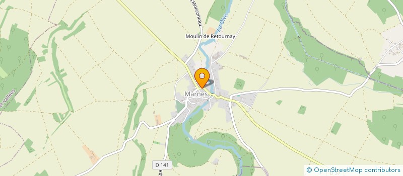 localisation de l'entreprise COMMUNE DE MARNES  MARNES