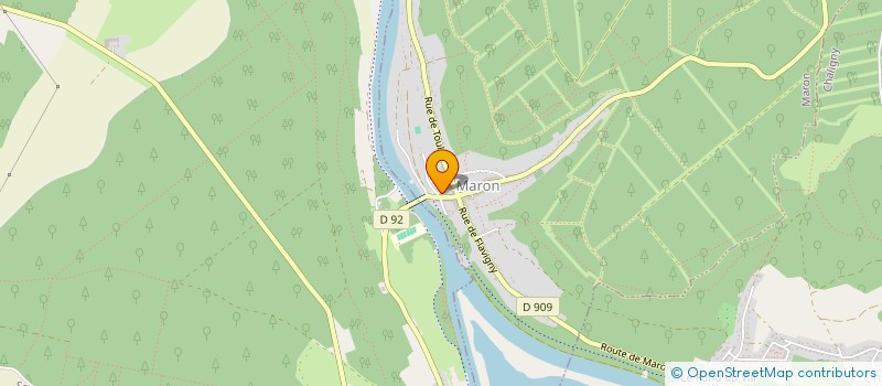 localisation de l'entreprise COMMUNE DE MARON  MARON