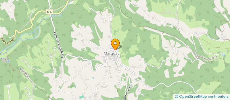 localisation de l'entreprise COMMUNE DE MARQUAY  MARQUAY