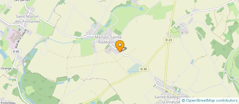 localisation de l'entreprise COMMUNE DE MARSAIS-SAINTE-RADEGONDE à MARSAIS-SAINTE-RADEGONDE