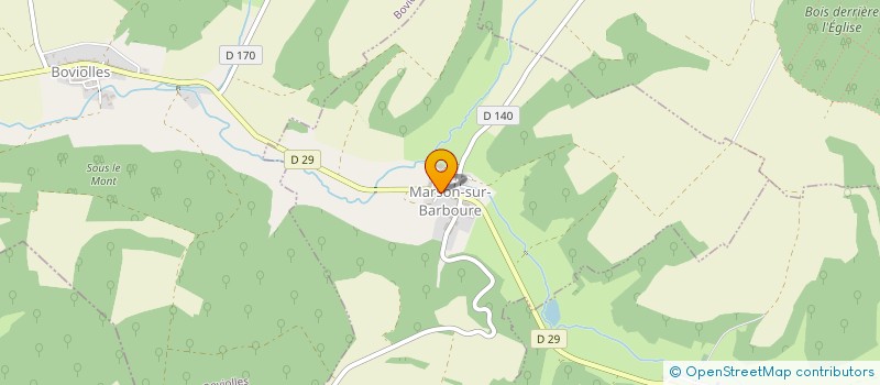 localisation de l'entreprise COMMUNE DE MARSON SUR BARBOURE à MARSON-SUR-BARBOURE