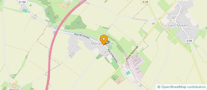 localisation de l'entreprise COMMUNE DE MARTAINNEVILLE  MARTAINNEVILLE