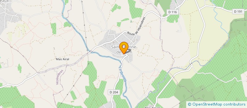 localisation de l'entreprise COMMUNE DE MARTIGNARGUES  MARTIGNARGUES