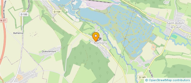 localisation de l'entreprise COMMUNE DE MARTIGNY  MARTIGNY