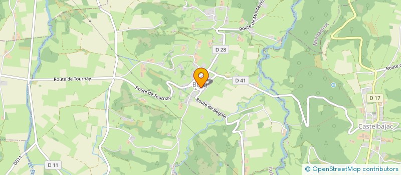 localisation de l'entreprise COMMUNE DE MASCARAS  MASCARAS