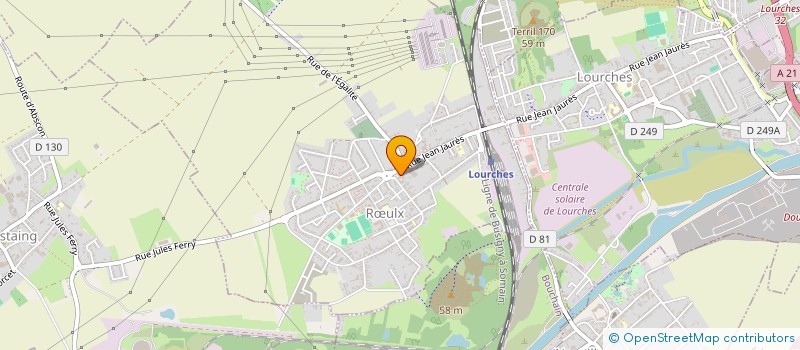 localisation de l'entreprise COMMUNE DE MASTAING  MASTAING