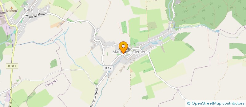 localisation de l'entreprise COMMUNE DE MATTON CLEMENCY  MATTON-ET-CLEMENCY