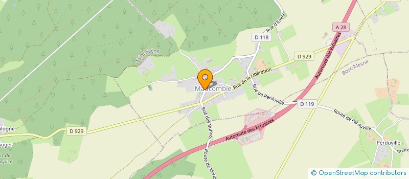 localisation de l'entreprise COMMUNE DE MAUCOMBLE  MAUCOMBLE