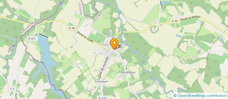 localisation de l'entreprise COMMUNE DE MAULEON D ARMAGNAC  MAULEON-D'ARMAGNAC