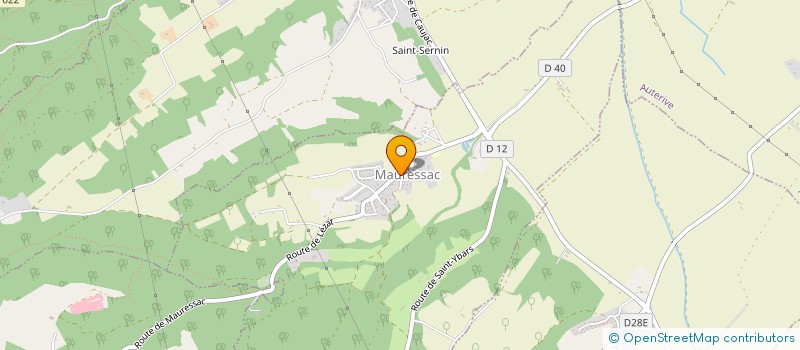 localisation de l'entreprise COMMUNE DE MAURESSAC à MAURESSAC