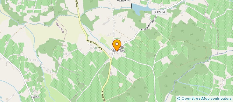 localisation de l'entreprise COMMUNE DE MAURIAC  MAURIAC