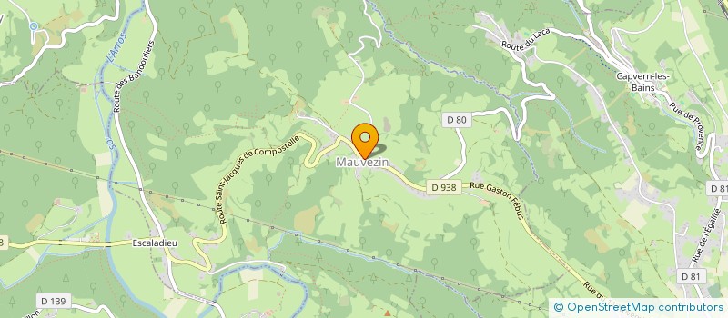localisation de l'entreprise COMMUNE DE MAUVEZIN  MAUVEZIN