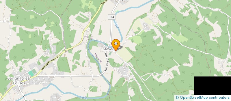 localisation de l'entreprise COMMUNE DE MAYAC  MAYAC