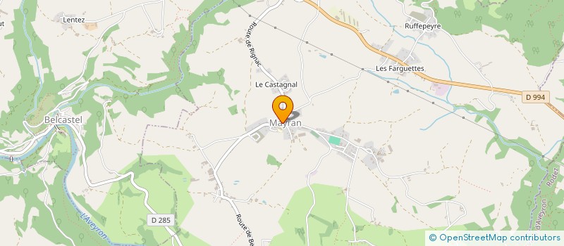 localisation de l'entreprise COMMUNE DE MAYRAN  MAYRAN