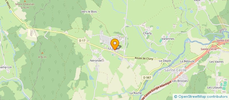 localisation de l'entreprise COMMUNE DE MAZILLE  MAZILLE