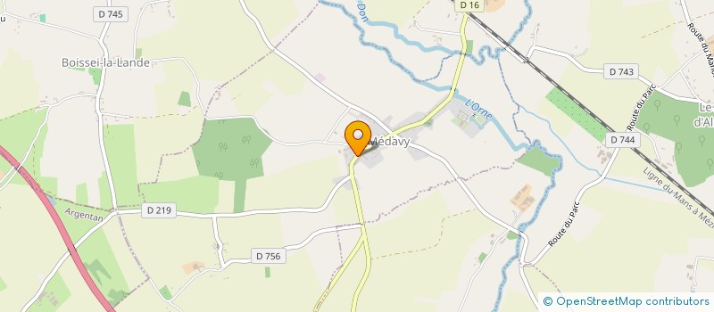 localisation de l'entreprise COMMUNE DE MEDAVY à MEDAVY
