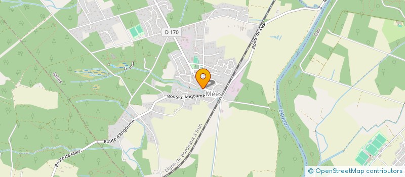 localisation de l'entreprise COMMUNE DE MEES  MEES