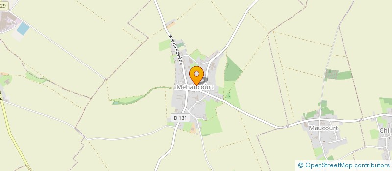 localisation de l'entreprise COMMUNE DE MEHARICOURT  MEHARICOURT