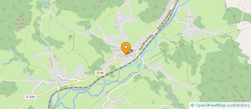 localisation de l'entreprise COMMUNE DE MEMENIL  MEMENIL