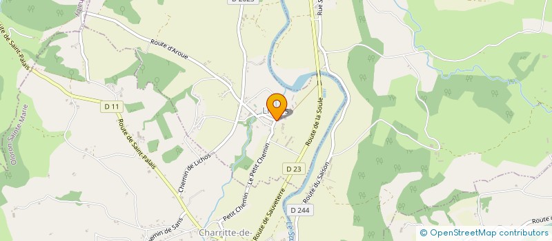 localisation de l'entreprise COMMUNE DE MENDITTE  MENDITTE