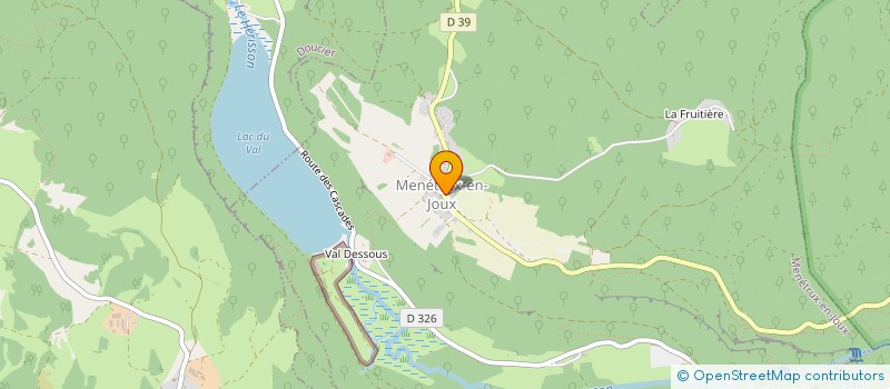 localisation de l'entreprise COMMUNE DE MENETRUX-EN-JOUX  MENETRUX-EN-JOUX