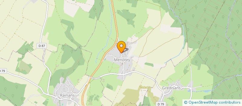 localisation de l'entreprise COMMUNE DE MENOTEY  MENOTEY