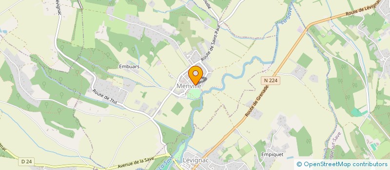 localisation de l'entreprise COMMUNE DE MENVILLE  MENVILLE