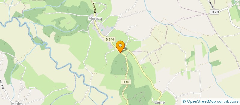 localisation de l'entreprise COMMUNE DE MERACQ  MERACQ