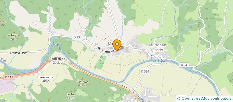 localisation de l'entreprise COMMUNE DE MERCENAC à MERCENAC