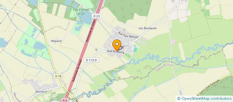 localisation de l'entreprise COMMUNE DE MERCEUIL  MERCEUIL