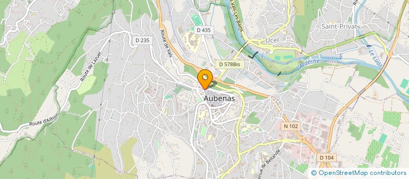 localisation de l'entreprise COMMUNE DE MERCUER  MERCUER