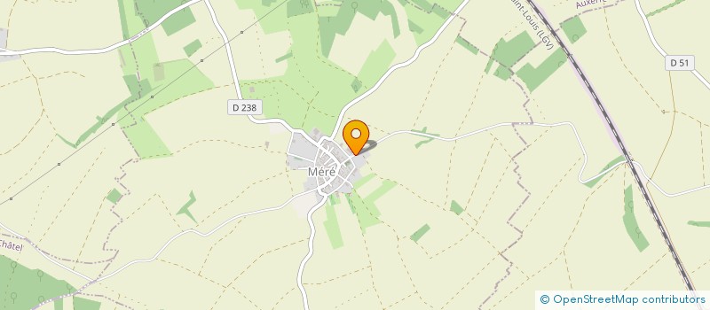 localisation de l'entreprise COMMUNE DE MERE  MERE