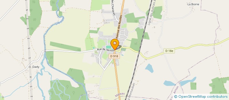 localisation de l'entreprise COMMUNE DE MEREAU  MEREAU